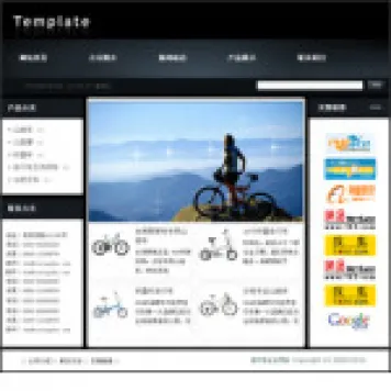 编号6001 自行车企业网站