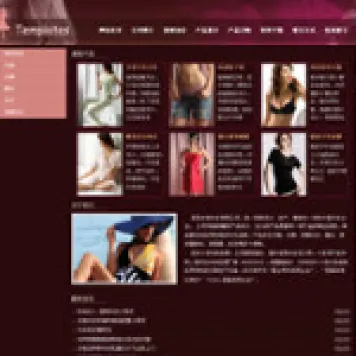 编号6007 女性内衣企业网站
