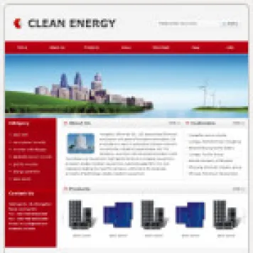 编号8104 绿色能源设备网站(英文)