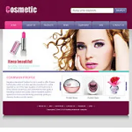 化妆品公司网站(英文)